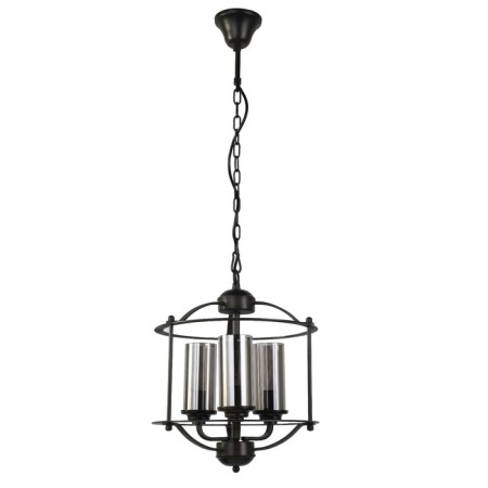 Chandelier Opiter 3x40W E14, black 35x35x43 cm