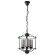 Chandelier Opiter 3x40W E14, black 35x35x43 cm