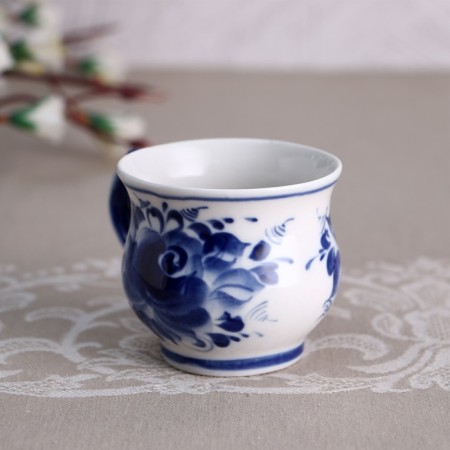 Cup "Coffee", 9 × 9 × 6 cm, gzhel-5