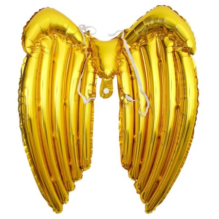 Foil ball 34 "Golden Wings"-1