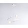 LED LED suspension with Ambrella Light, Linetech, FL66291, LED, 39 W, 2925LUM, 3000-6400K, white matte color.