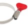 Clamp with the "lamb" Zein English, diameter 32-50 mm, width 9 mm, stainless steel