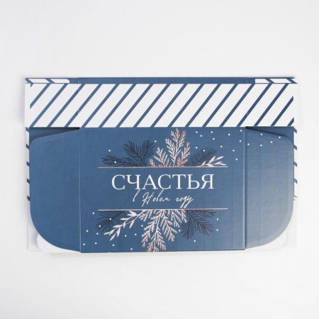 Folding box "Happiness", 30.7 x 22 x 9.5 cm, new year-7