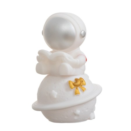 Lamp "Cosmonaut with a book on Saturn" 2W LED LR44 5x8x13cm-8