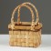 Wicker basket, 18 x 10 x 11.5/23 cm, sequoia