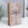 Safe Brush Tree leatherette "Dragonfly and ancient drawings" 21x13x5 cm