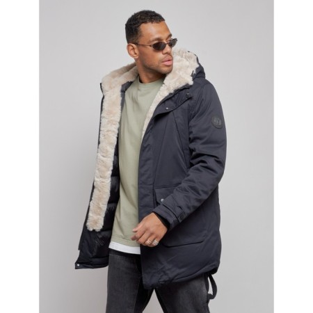 Winter male park, size 56, dark blue color-7