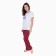 Home female kit “Good Morning” (T -shirt/Pants), white/red color, size 50