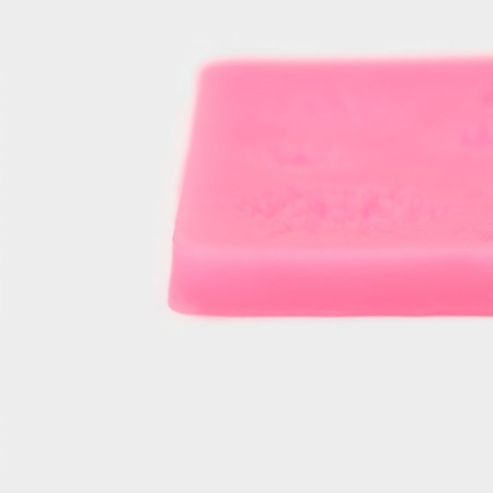 Mold "Snowflakes", silicone, 8.6 × 8.6 cm, pink color-4