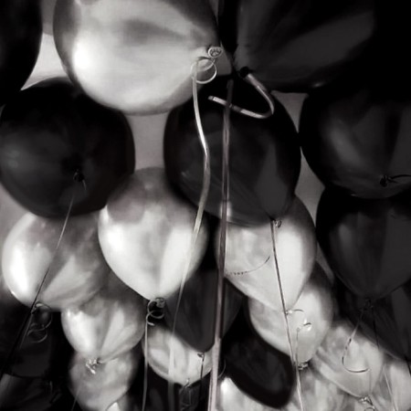 Latex ball 12 “Birthday, on style”, set of 15 pcs.