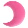 Soft toy-podushka "Moon", pink color, 30 cm