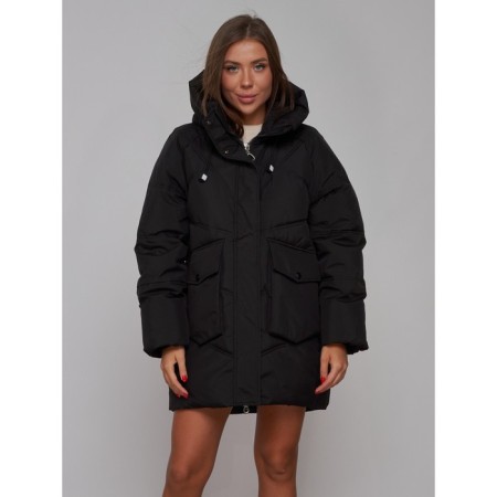 Women's jacket, size 50, black color-7