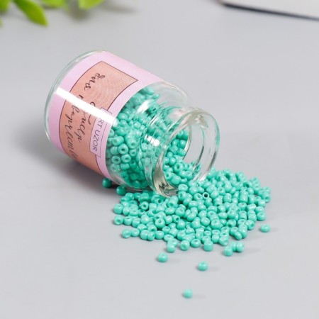 12/0 round beads in the bottle "Emerald" 20 g-1