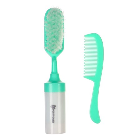 A set of combs with a rattle "Baby", 2 pcs., Biryuzovaya color, Mix drawing-4