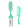 A set of combs with a rattle "Baby", 2 pcs., Biryuzovaya color, Mix drawing