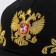 Male cap "Russia", Black color, river 56