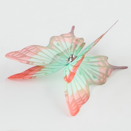 Decor for creativity "Butterfly Pestrushka", two -layer, set of 12 pcs., Size 1 pc. - 5 × 5 cm-4