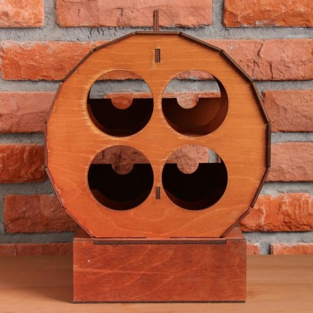Wine mini-bar "Barrel", 27 x 29 x 22 cm.-9