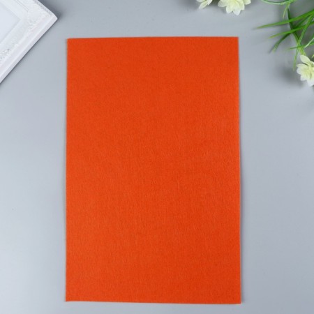 Hard felt 1 mm 20x30 cm orange