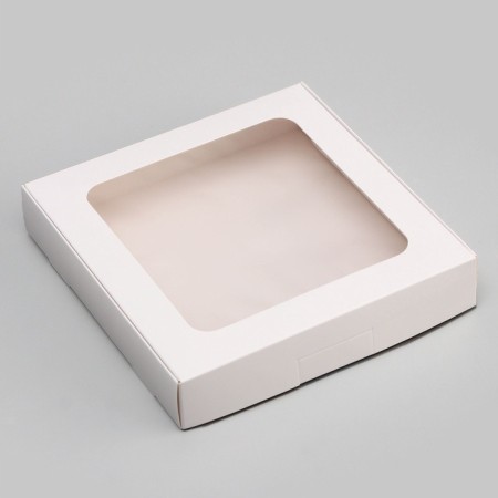 Self -charged box, white, 16 x 16 x 3 cm-1