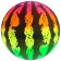 Children's ball "watermelon", d = 22 cm, 70 g