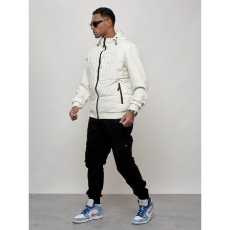 Sports male jacket, size 50, white color-1
