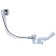 Bath siphon "Ani Plast" EM321, 520 mm, autoliv, adjustable, metallic