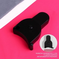 Roulette for measuring body volumes Portnovskaya, 150 cm (cm/inch), black color