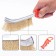 Metallic manual scrap brush, plastic handle