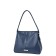 Bag bag claim. Kozh, lightning department, blue color 27x7.5x24cm