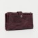 Women's wallet on the button, burgundy color