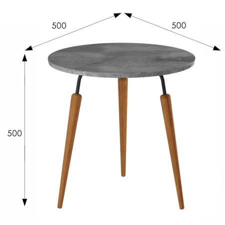 Journal Commercial Code Beautystyle 22, 500x500x500, Hikory Gray/Black/Book walnut-1
