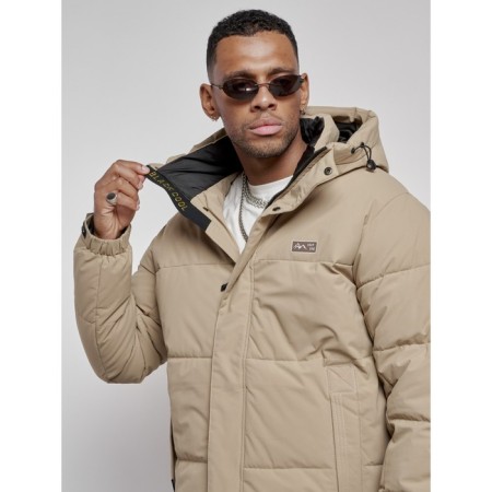 Male Winter jacket, size 58, beige color-10