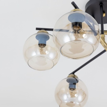 Ceiling chandelier "Henri" E14 6x60 watts-7