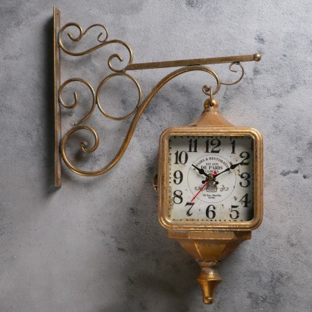 Watching double -sided watches, on the suspension "street lantern", a smooth move, 40 x 31 cm-1