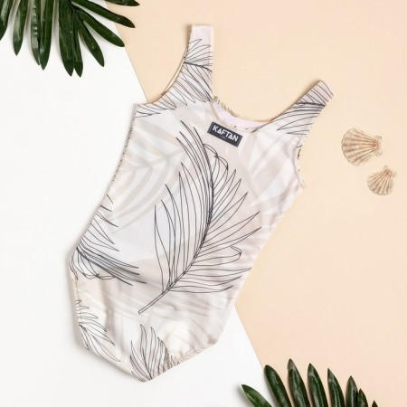 Children's swimsuit KAFTAN "Tigerok", height 110-116 (32), beige-10