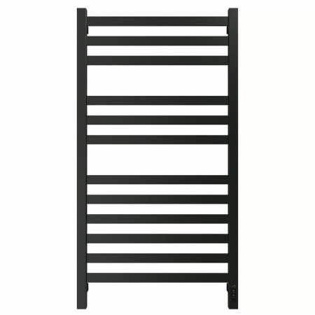 Electric towel Grois Alex, 500x1000 mm, 12 crossbars, lower, black