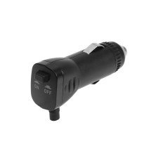 Plug in a 12V cigarette lighter, angular, switch