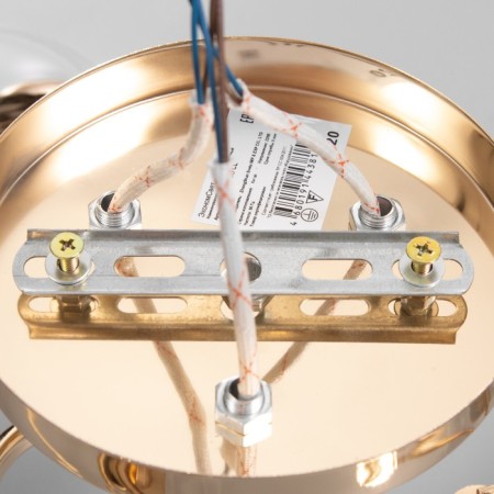 Aleste chandelier 3x60W E27 gold 52x52x23cm-7