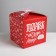Folding box "Happy New Year", 18 x 18 x 18 cm, new year