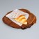 Paper corner with a pattern "Baking", fat -resistant, white, 17.5 x 14 cm