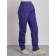 Warmed female trousers, size 42, purple color
