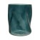 Decorative vase of glass "Dynamics", 135 × 135 × 175 mm, blue color