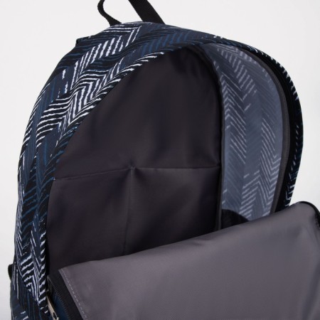 A backpack with a zipper, Erich Krause, Blue Color-3