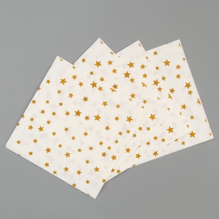 Set for the holiday "Happy Birthday", golden stars-6