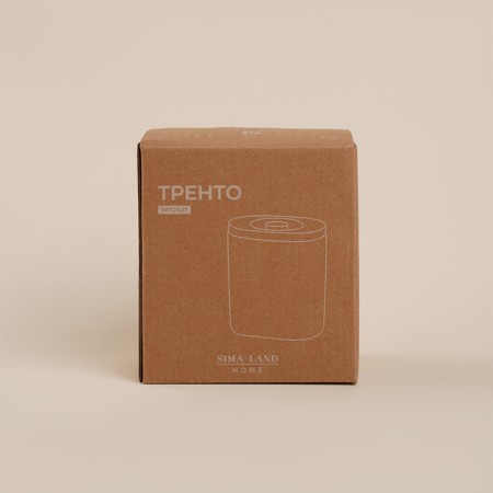 Bank for storing bulk products SL Home "Trento", 620 ml, 7.7 × 12.5 cm, ceramic, white color-2