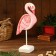 Souvenir "Flamingo" wood, on a stand 20x10x40 cm