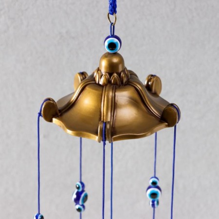 Wind Music Metal "from the evil eye" 6 bells 45x7.5x7.5 cm-1