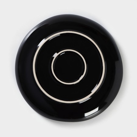 Porcelain plate Verde Notte, D = 26.5 cm-3