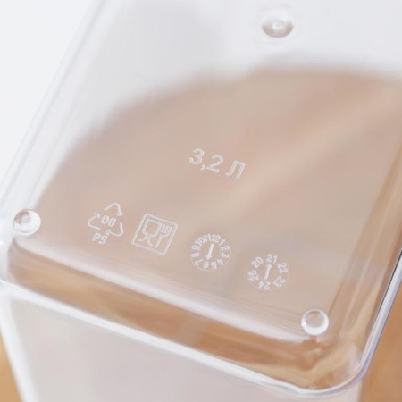 Container for bulk products "Step", 3.2 l, 16 × 10 × 28 cm, white color-2